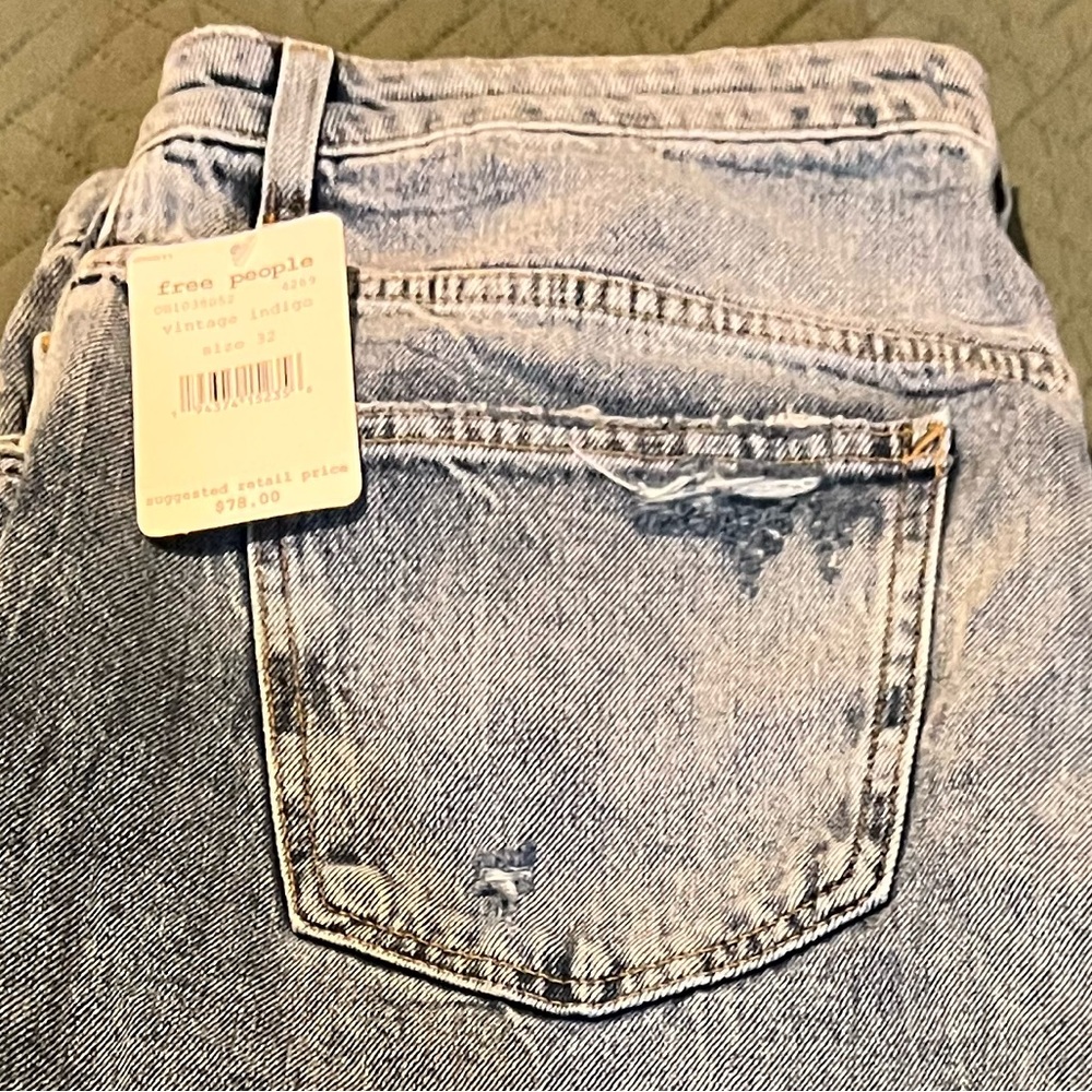 NWT FP Distressed Jeans